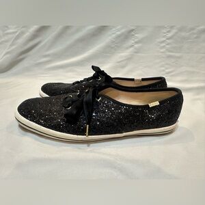 Keds x Kate Spade New York Women’s Glitter Sneakers in Black